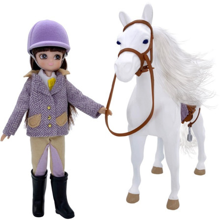 DŻOKEJKA lalka z koniem Pony Adventures18 cm