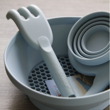 BŁĘKITNE GRABKI do piaskownicy