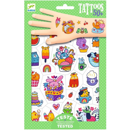 MINI SŁODKOŚCI tatuaże zestaw