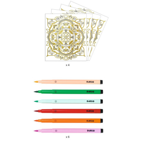 KWIATY zestaw kreatywny artystyczne kolory
