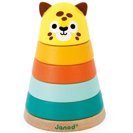 JAGUAR drewniana piramidka Tropik