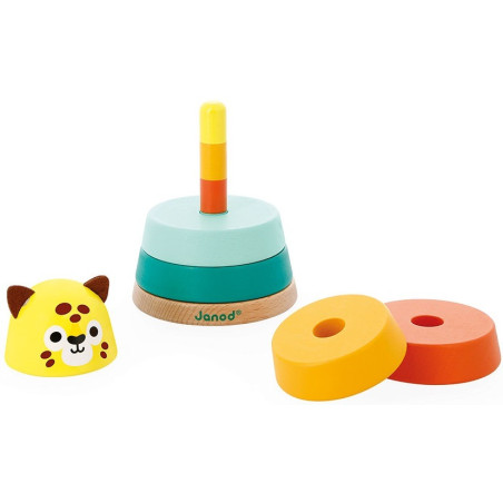 JAGUAR drewniana piramidka Tropik