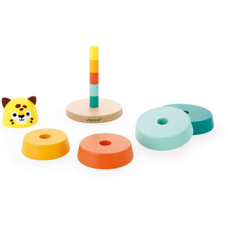 JAGUAR drewniana piramidka Tropik