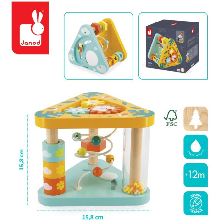 DREWNIANY TRÓJKĄT wielofunkcyjny Tropik