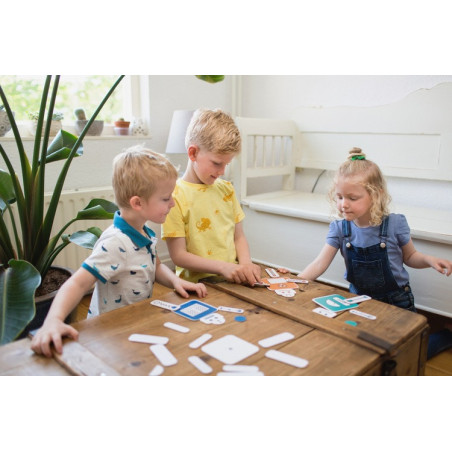 MÓJ PRZYJACIEL ROBOT gra logiczna 3w1