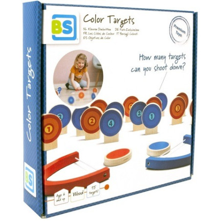 KOLOROWY CEL drewniana gra zręcznościowa