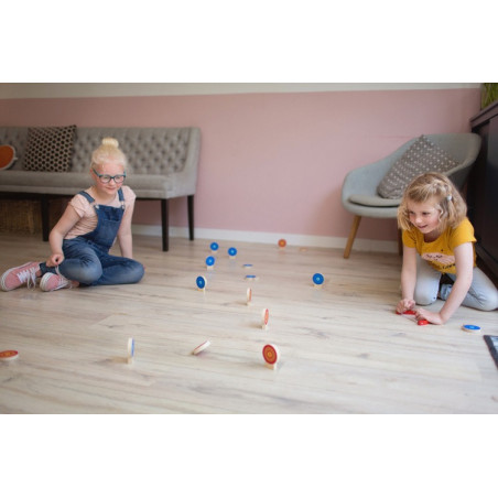 KOLOROWY CEL drewniana gra zręcznościowa