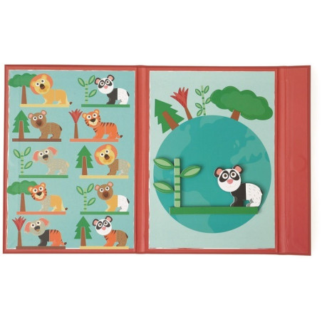 ZWIERZĄTKA magnetyczna układanka kształty i kolory Edulogic