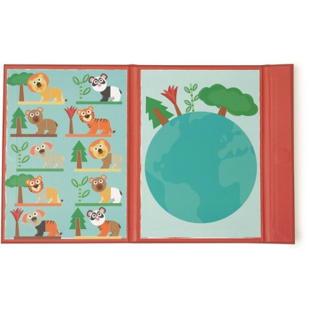 ZWIERZĄTKA magnetyczna układanka kształty i kolory Edulogic