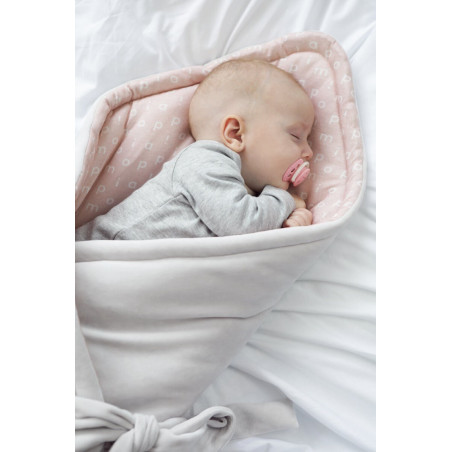 BAWEŁNIANY ROŻEK szary/różowy RestNess