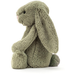 KRÓLICZEK zielona przytulanka Bashful Bunny 18 cm