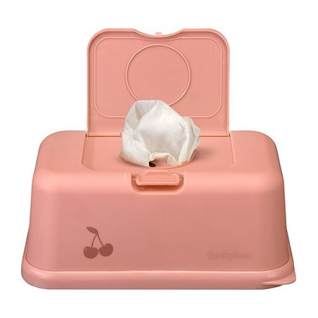 BRZOSKWINIOWY POJEMNIK na chusteczki Peachy Pink Cherry