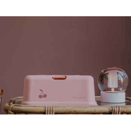 BRZOSKWINIOWY POJEMNIK na chusteczki Peachy Pink Cherry