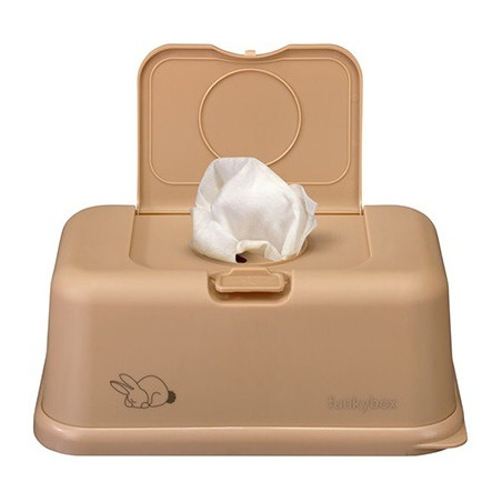 BRĄZOWY POJEMNIK na chusteczki Café latte Rabbit