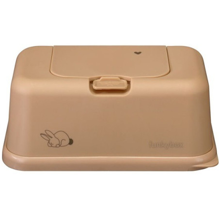 BRĄZOWY POJEMNIK na chusteczki Café latte Rabbit