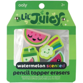 ARBUZ gumki do mazania na ołówek zestaw 4 szt. Lil Juicy