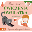 ĆWICZENIA DWULATKA Montessori książeczka z naklejkami