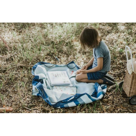 OUTDOOR ZIELONE PASKI WOREK PLAŻOWY na zabawki