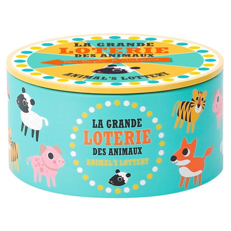 ZWIERZĄTKA drewniana gra ruletka