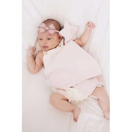 GWIAZDKA pierwsza przytulanka różowa Doudou