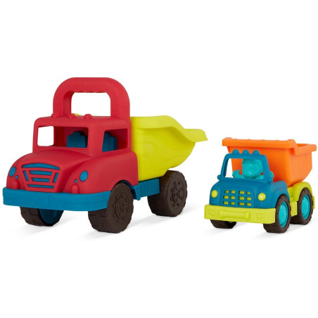 CIĘŻARÓWKA wywrotka zestaw 2 szt. Grab-n-Go Truck Set