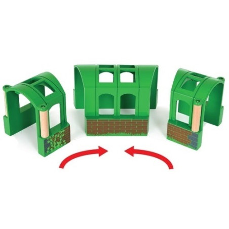 ELASTYCZNY TUNEL zielony 3 el. World