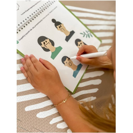 BAZGRAKI. EMOCJE książeczka z flamastrem suchościeralnym