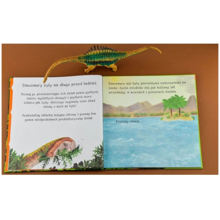 OUTLET - DINOZAURY Podświetl i odkryj książka Lucy Cripps, Sara Hurst