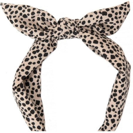 LUNA LEOPARD TIE opaska do włosów