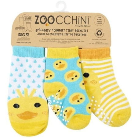 KACZUSZKA skarpetki niemowlęce 3 pary 0-24 m