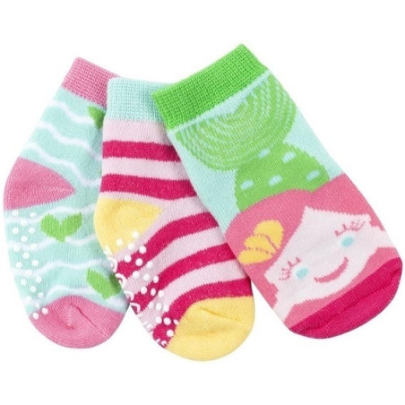 SYRENKA skarpetki niemowlęce 3 pary 0-24 m