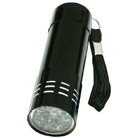 LATARKA aluminiowa LED czarna