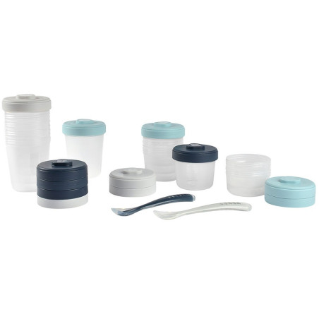 STORM zestaw słoiczków Clip do żywności 12 szt. 90, 150 ml, 250 ml