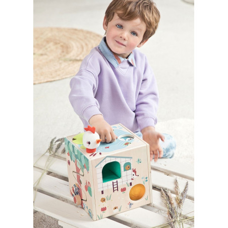 FARMA drewniana kostka wielofunkcyjna