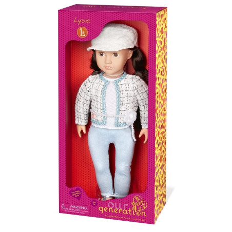 LYSIE duża lalka 46 cm w żakiecie