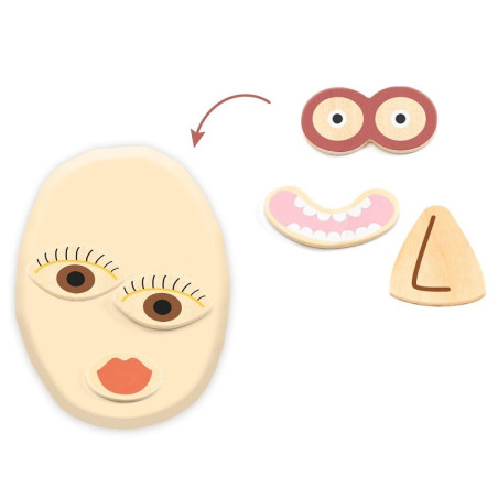 TWARZE masa plastyczna z akcesoriami zestaw kreatywny