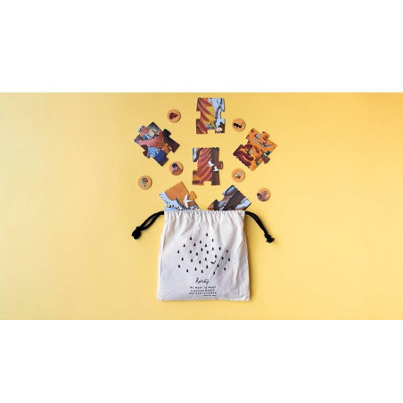 BEAR'S FOREST puzzle tekturowe 24 el.