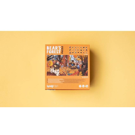 BEAR'S FOREST puzzle tekturowe 24 el.