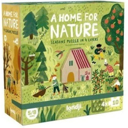 A HOME OF NATURE puzzle tekturowe pory roku