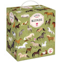 KONIE puzzle tekturowe 60 el. Puzzlove
