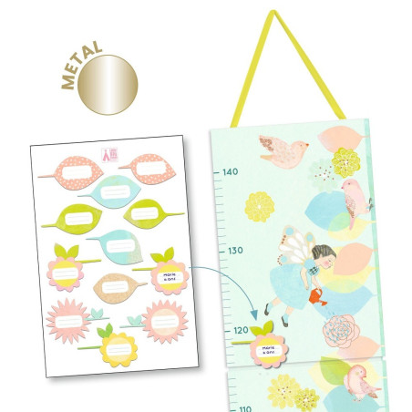 WIOSNA miarka wzrostu z naklejkami