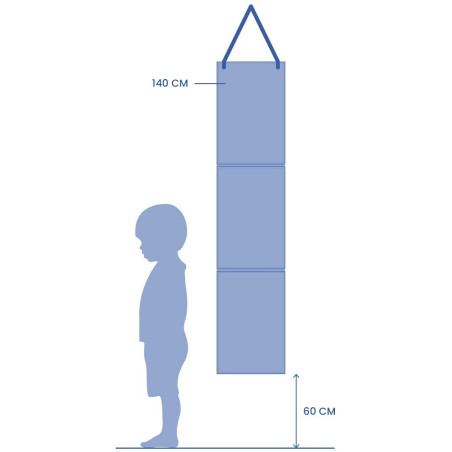 JEZIORO miarka wzrostu z naklejkami