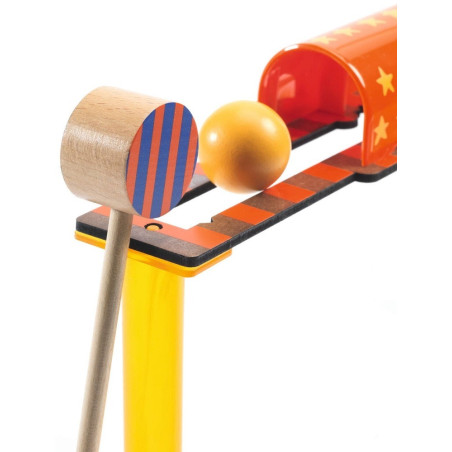 MAGIA tor kulkowy drewniany zestaw kreatywny Zig&Go 43 el.