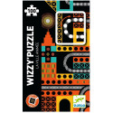 MIASTO puzzle tekturowe z lupą 100 el. Wizzy