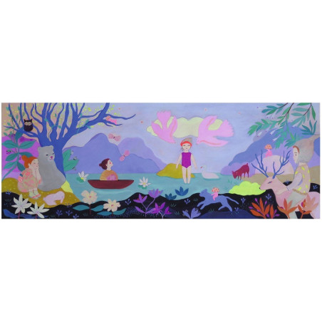 JEZIORO puzzle tekturowe gallery 100 el.