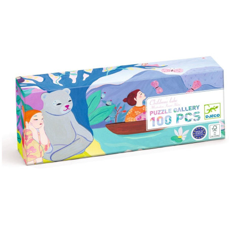 JEZIORO puzzle tekturowe gallery 100 el.