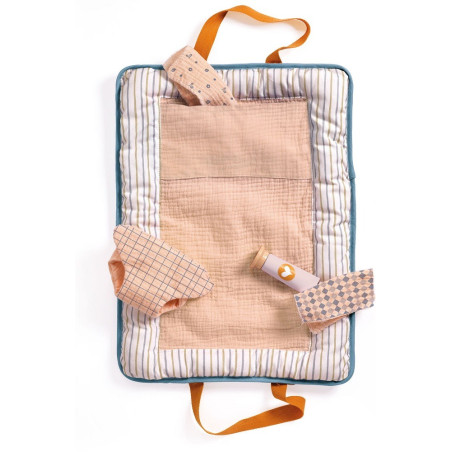 NIEBIESKA TORBA przewijak dla lalki Pomea