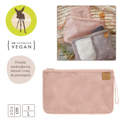 SOFT STRIPES ROSE organizer podróżny z matą do przewijania Casual Label