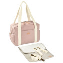 TORBA DLA MAMY Paris Dusty pink