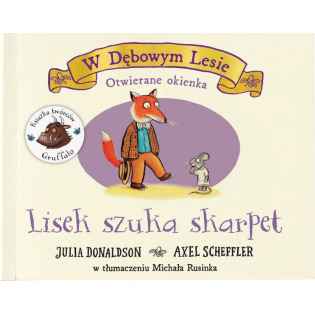 LISEK SZUKA SKARPET książeczka z okienkami Julia Donaldson, Axel Scheffler